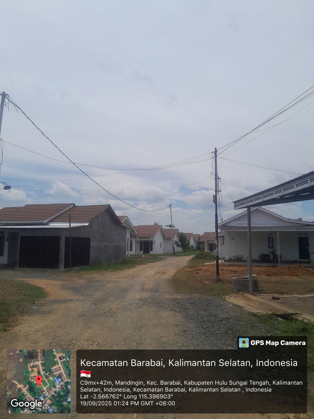 foto posisi tengah perumahan CITRA RESIDENT MANDINGIN 3