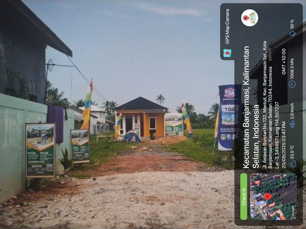 foto posisi tengah perumahan ASMAN CLUSTER 3