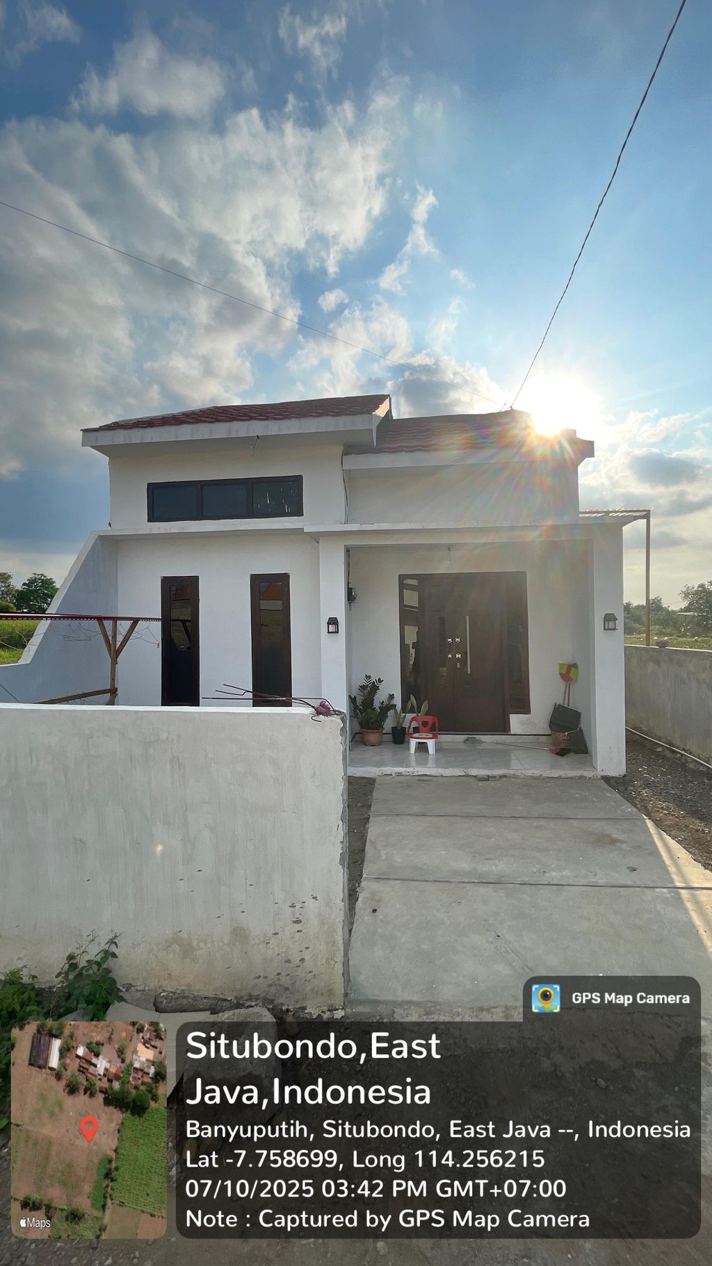 foto tampak rumah tipe Subsidi perumahan BANYUPUTIH RESIDENCE