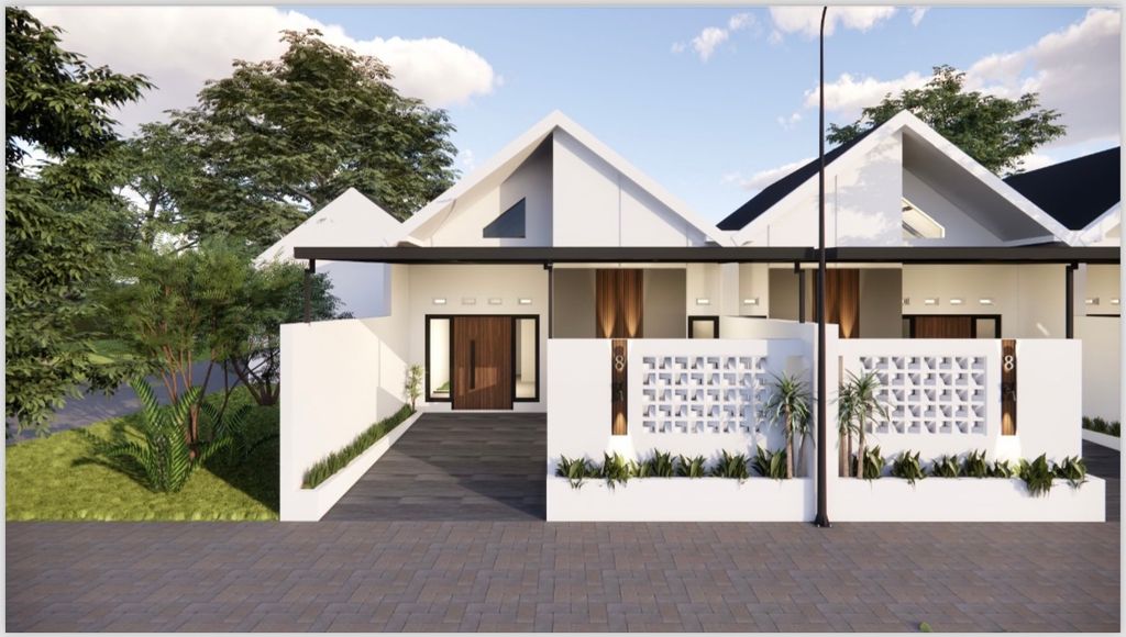 foto tampak rumah tipe Komersil perumahan MUTIARA RESIDENCE TRIYAGAN