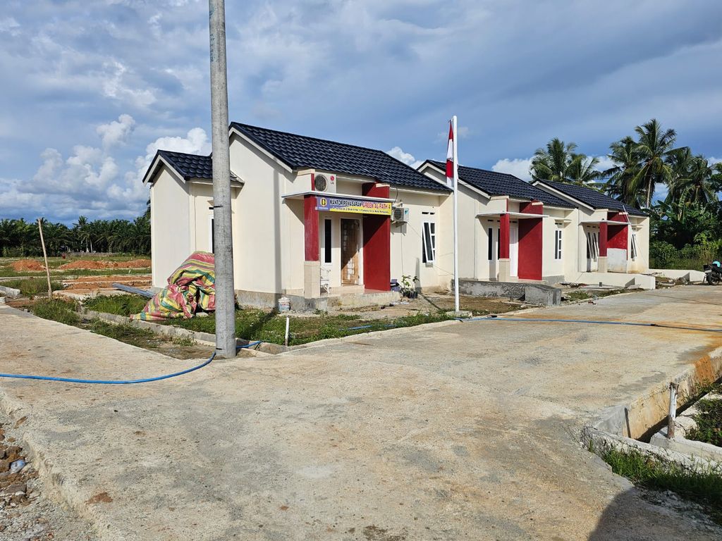 foto tampak rumah tipe 36 perumahan GREEN AL-FATH 4