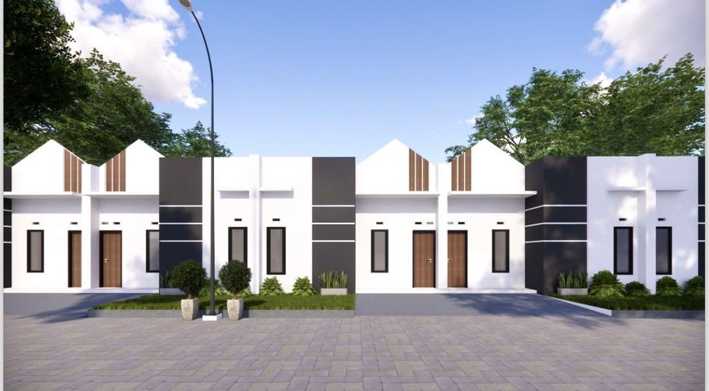 foto tampak rumah tipe Subsidi perumahan MUTIARA RESIDENCE TRIYAGAN