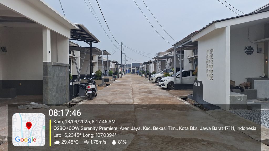 foto posisi tengah perumahan ARSHAKA PREMIERE