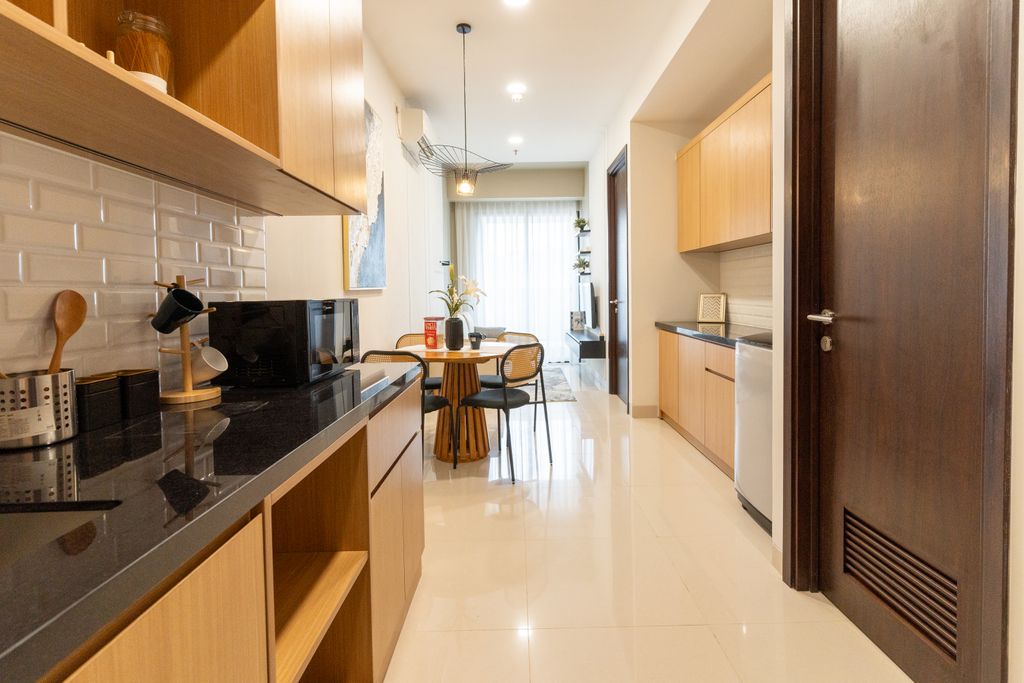 foto tampak rumah tipe 1 BR perumahan Saffron Noble Apartment