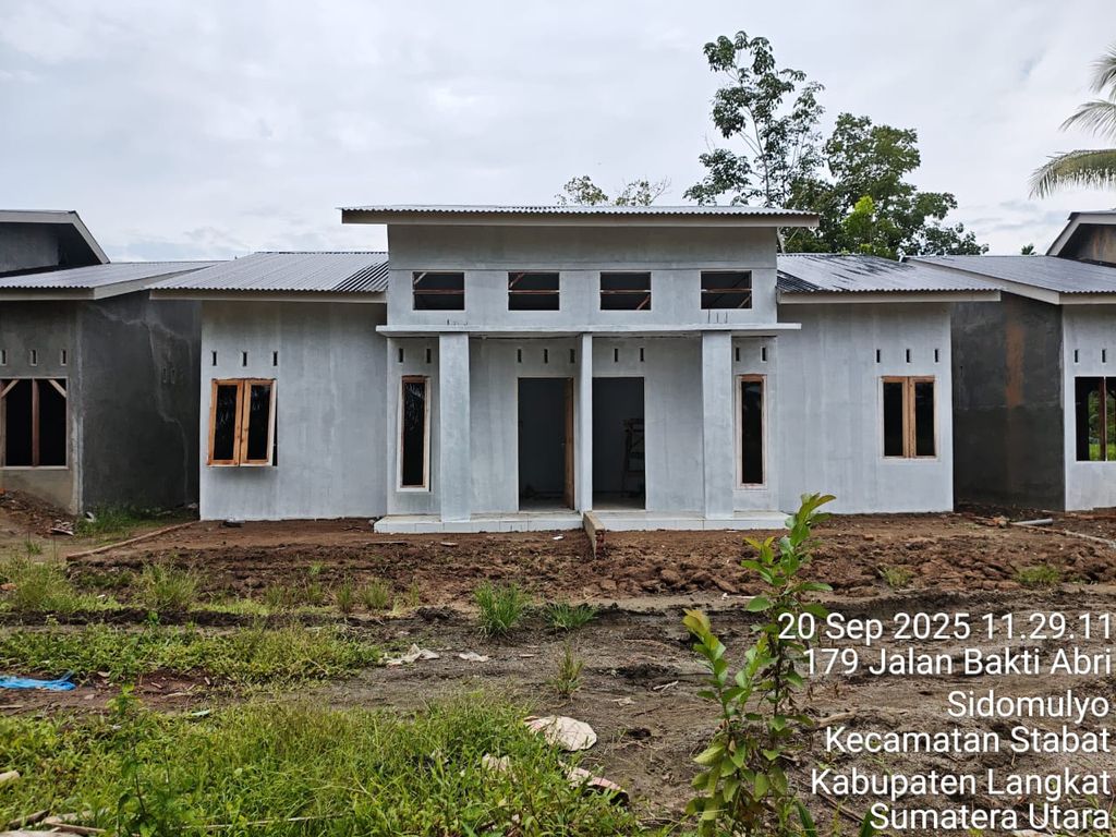 foto tampak rumah tipe 36 perumahan RASTRA BAKTI RESIDENCE