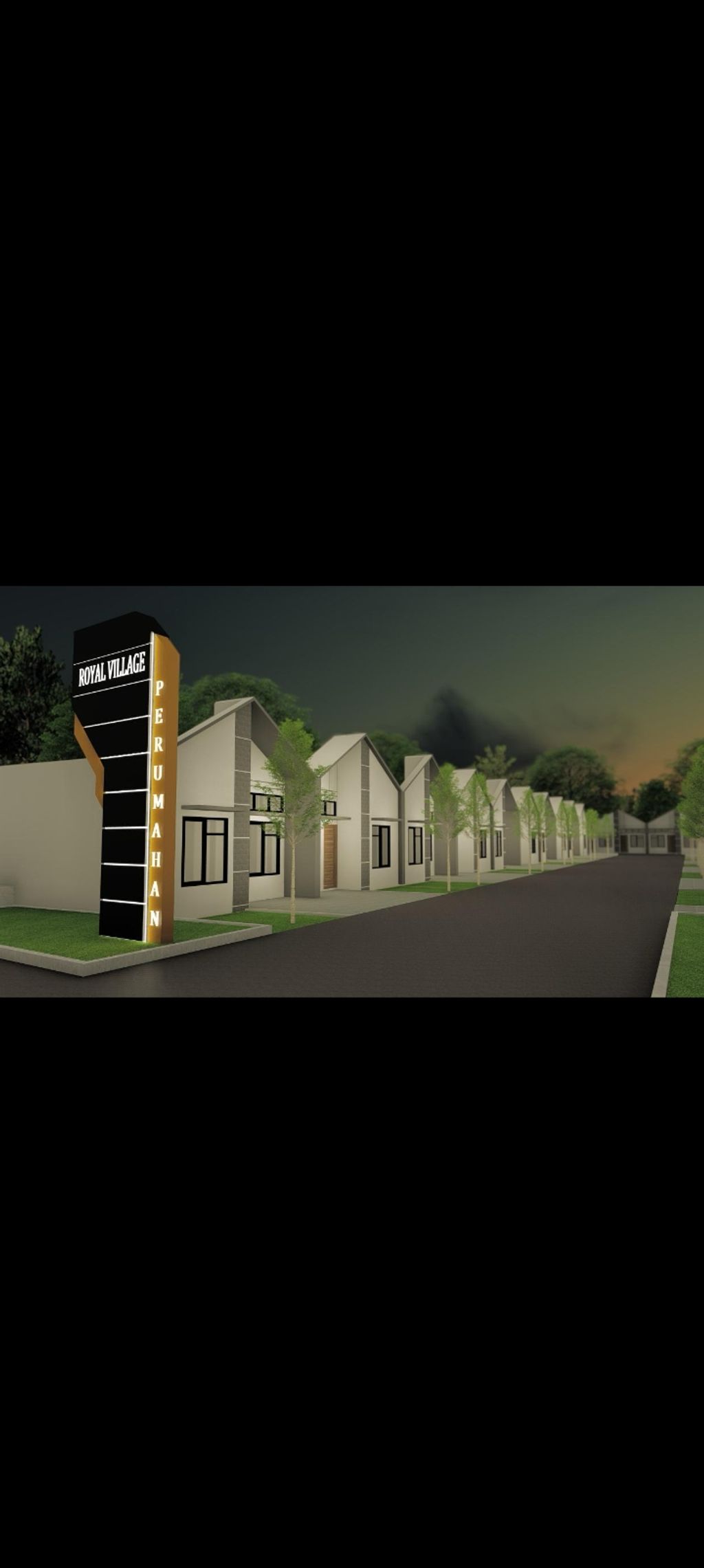 foto tampak rumah tipe 30 perumahan Perumahan Royal Village Karangtengah