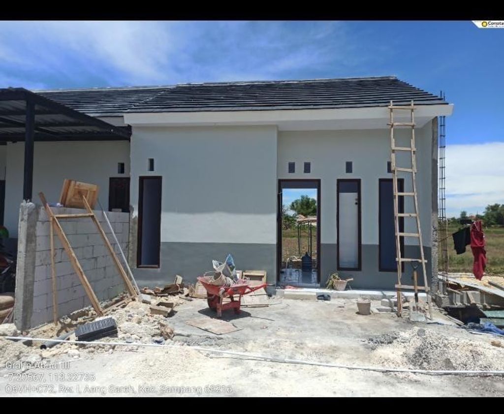 foto tampak rumah tipe 36 perumahan PERUMAHAN GRAHA ABADI III