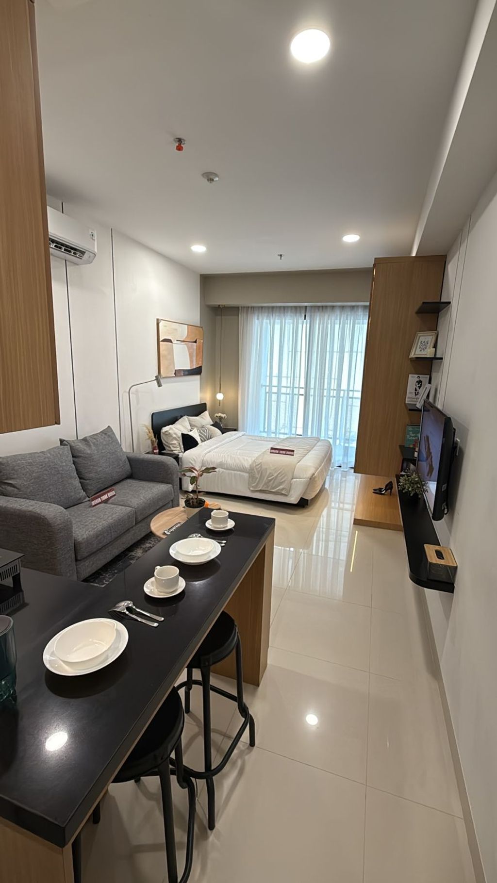 foto tampak rumah tipe SUITE A perumahan Saffron Noble Apartment