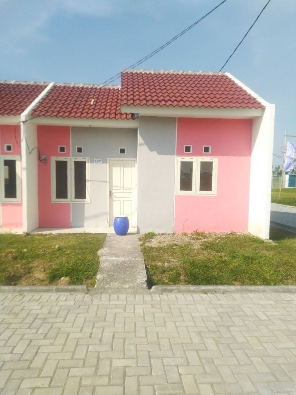 foto tampak rumah tipe 30/73 D2/B4 perumahan SASAK PERMAI