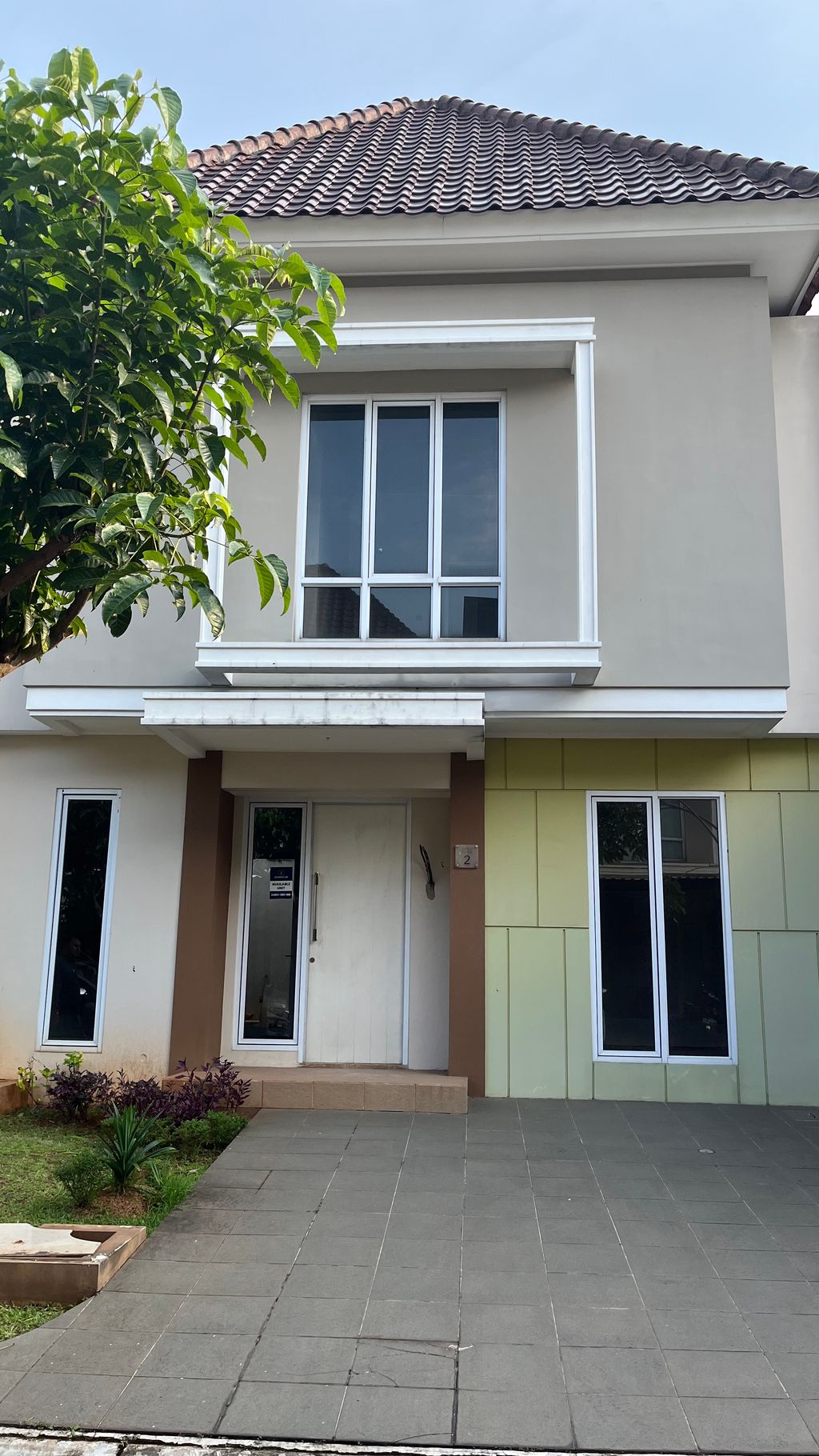 foto tampak rumah tipe LATIGO 1/02 perumahan CARRILLO RESIDENCE