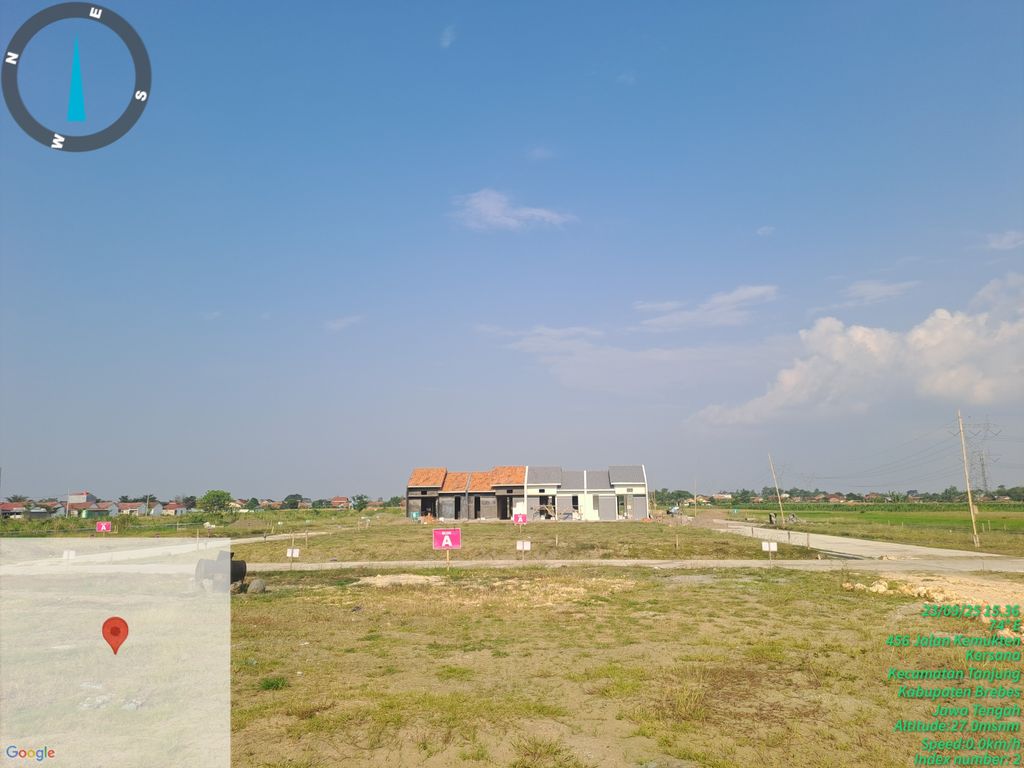 foto posisi tengah perumahan GREEN CITY KERSANA