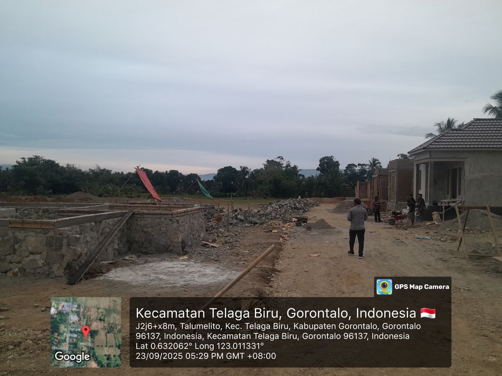 foto posisi tengah perumahan Perum Surya Pagi 7
