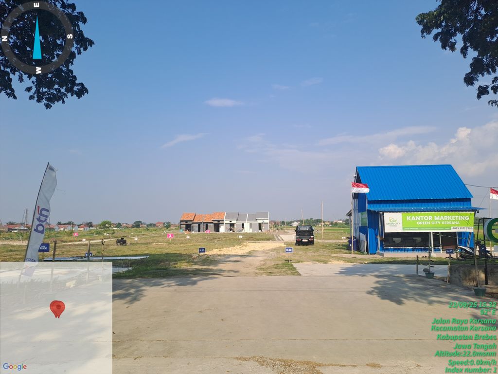 foto gerbang perumahan GREEN CITY KERSANA