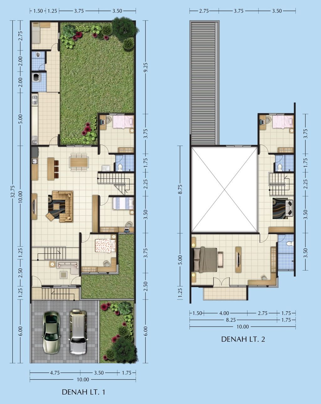 foto denah rumah tipe 190/521 perumahan BUKIT WAHID REGENCY