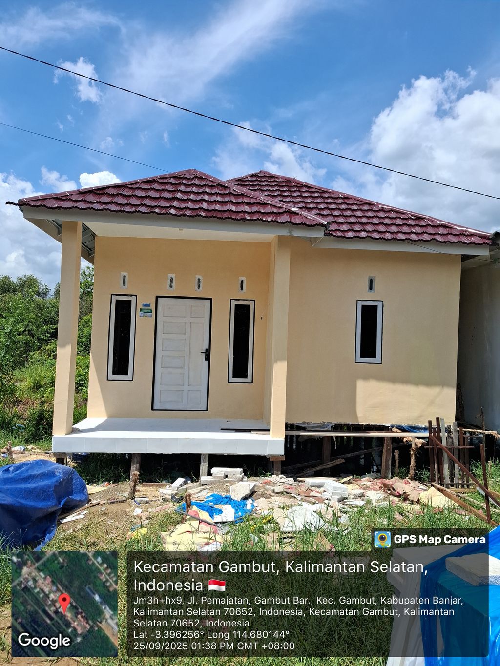 foto tampak rumah tipe MINIMALIS 2025 perumahan KOMPLEK PEMAJATAN INDAH