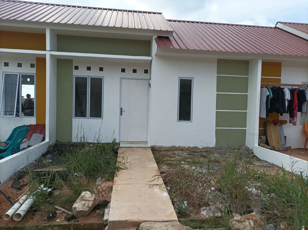 foto tampak rumah tipe 30 / 60 perumahan GREEN SP LAND