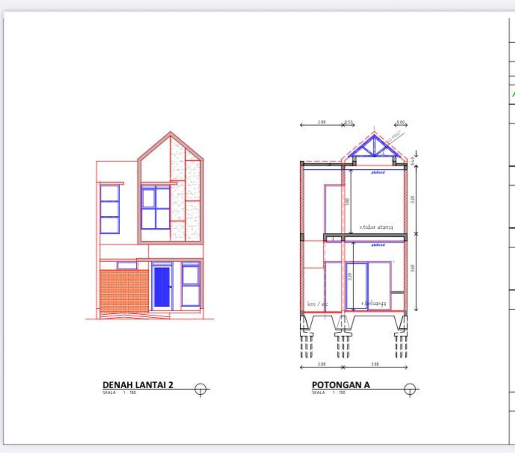 foto tampak rumah tipe 51/75 perumahan Kamayangan Residence