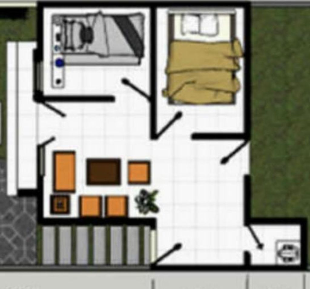 foto denah rumah tipe 36 perumahan grand lagosi tahap 2