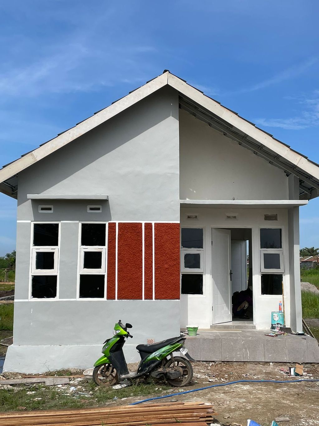 foto tampak rumah tipe 36 perumahan Kurnia Permai Lestari 2