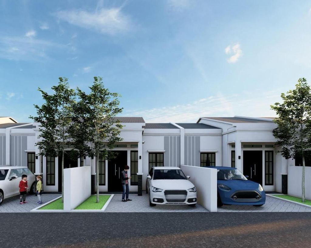 foto tampak rumah tipe 36/60 perumahan ANVAYA RESIDENCE CIBITUNG
