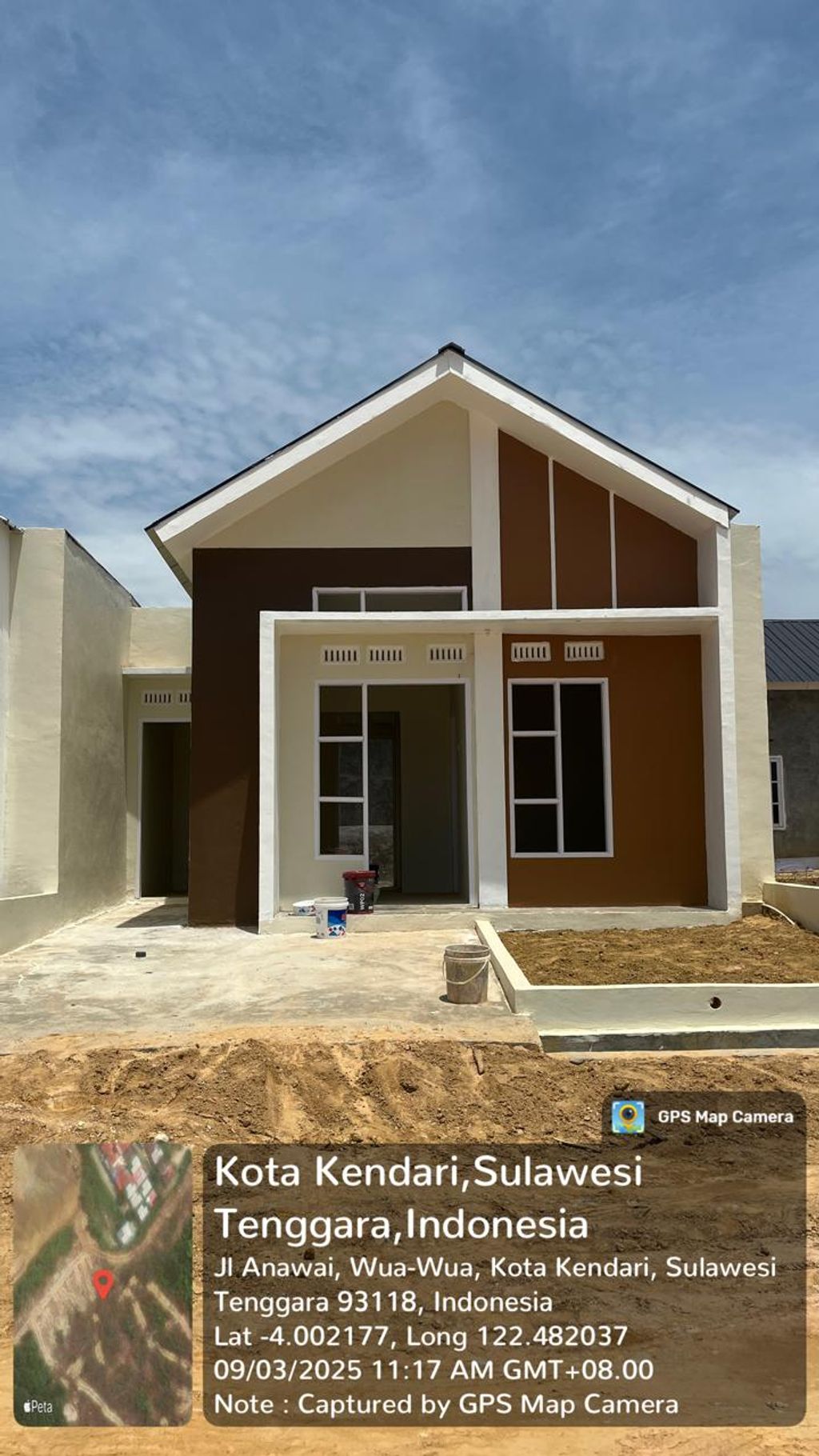 foto tampak rumah tipe 36 perumahan grand lagosi tahap 2