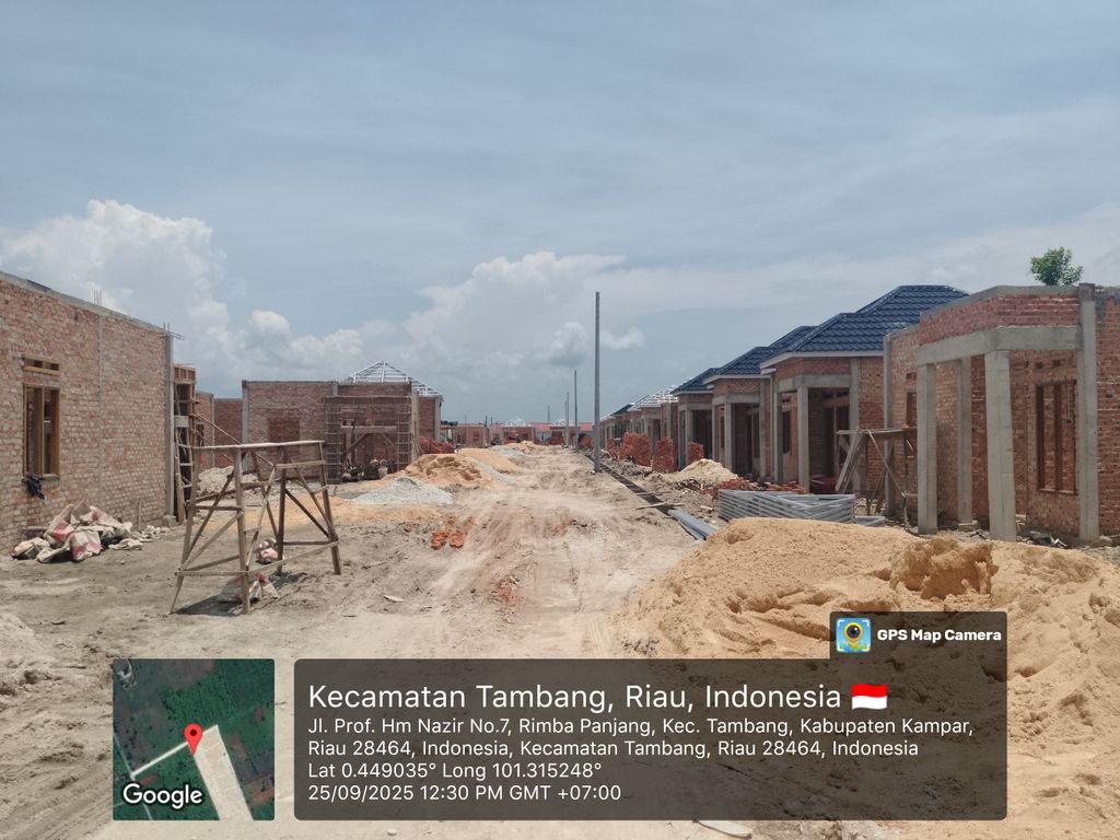 foto posisi tengah perumahan PRIMADONA HARMONI PERMAI