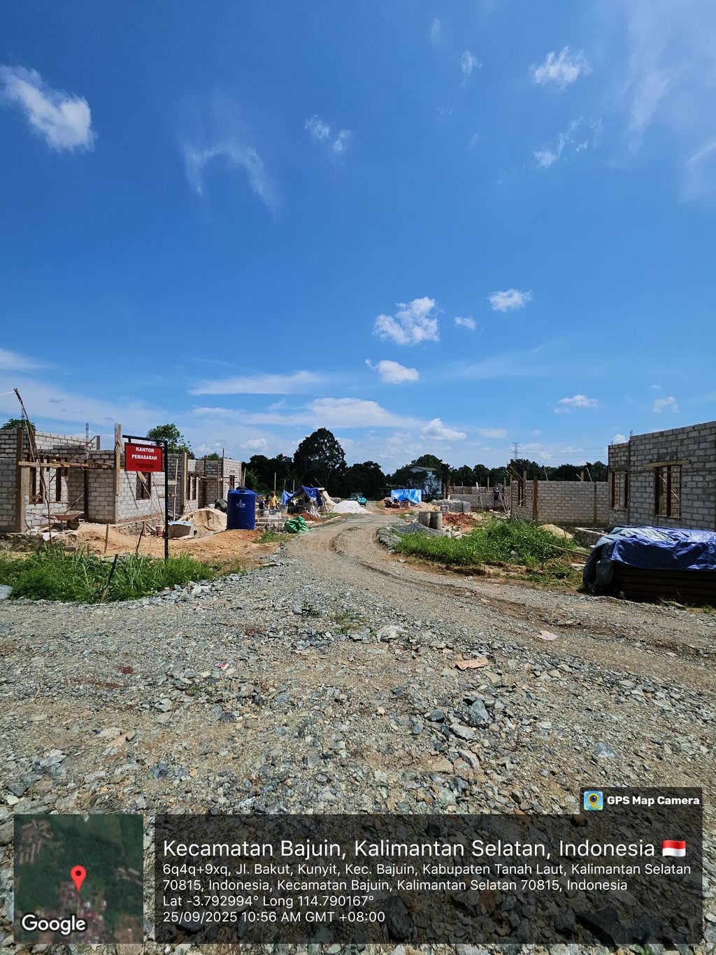 foto posisi tengah perumahan ANUGERAH RESIDENCE 5 TAHAP-2