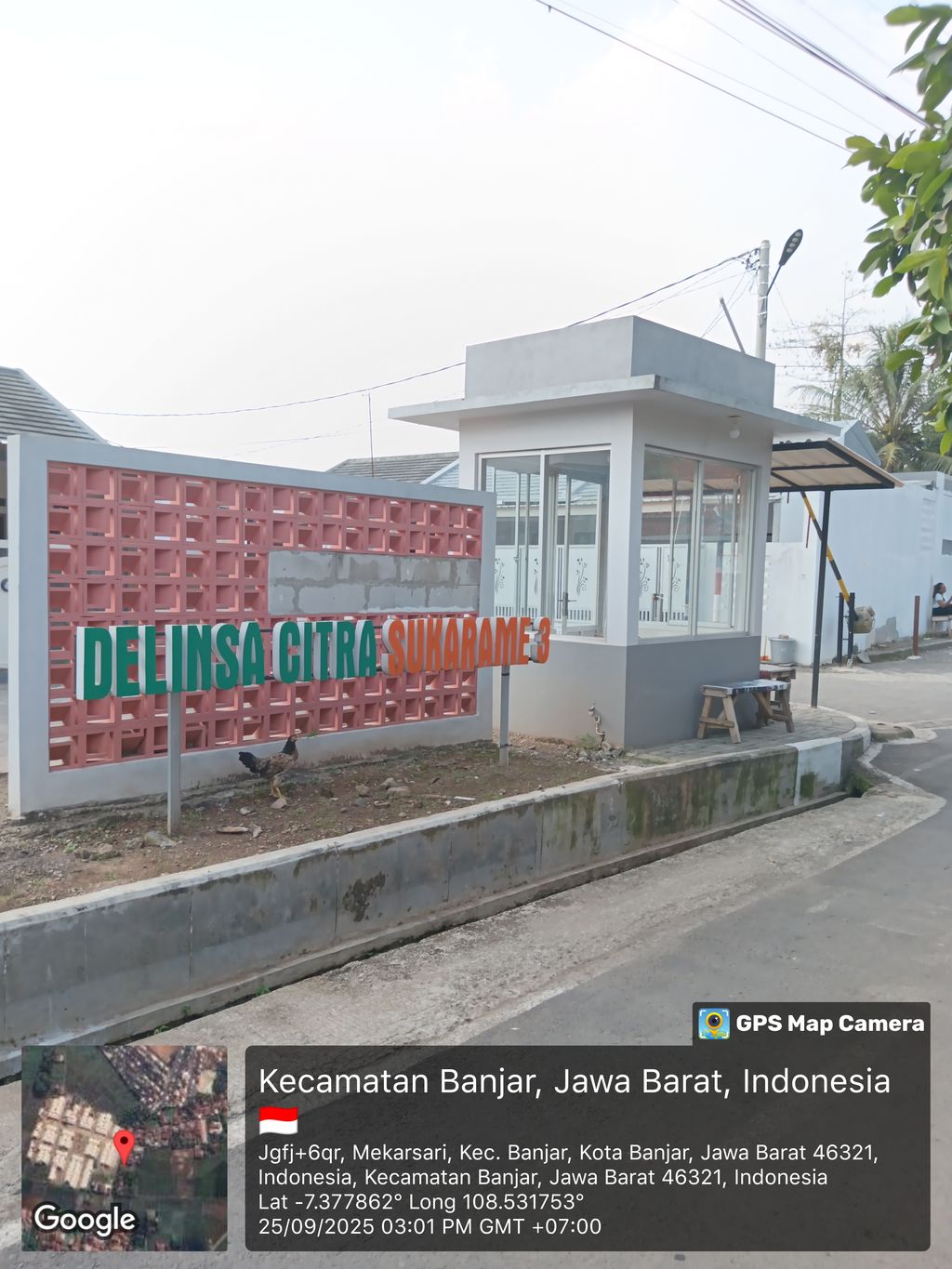 foto gerbang perumahan DELINSA CITRA SUKARAME 3 TAHAP 2