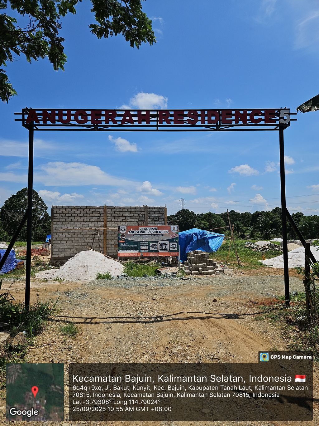 foto gerbang perumahan ANUGERAH RESIDENCE 5 TAHAP-2