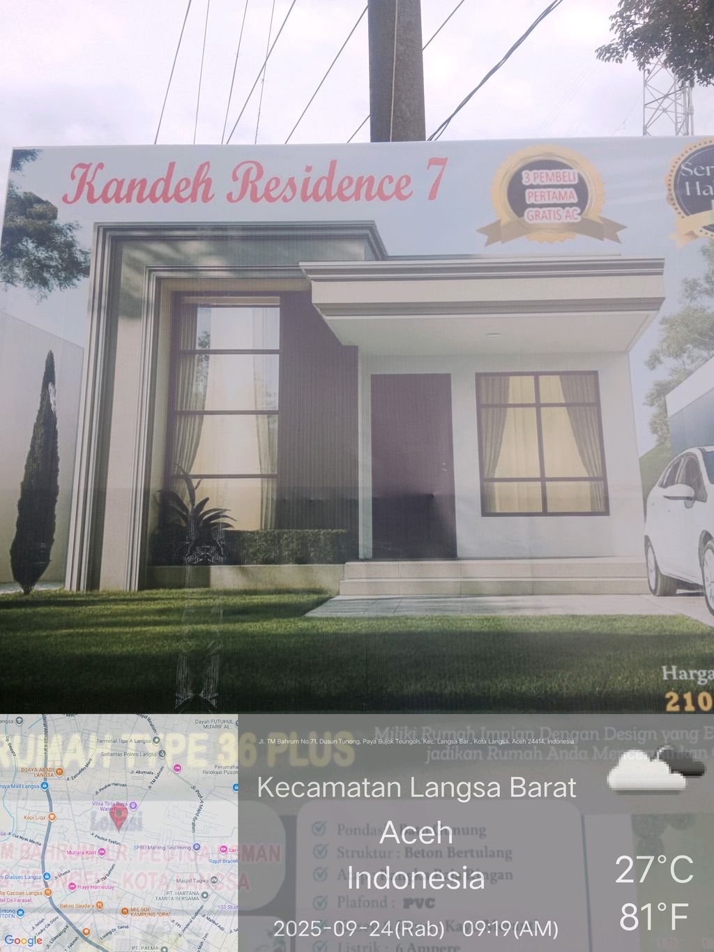 foto contoh rumah perumahan KANDEH RESIDENCE 7