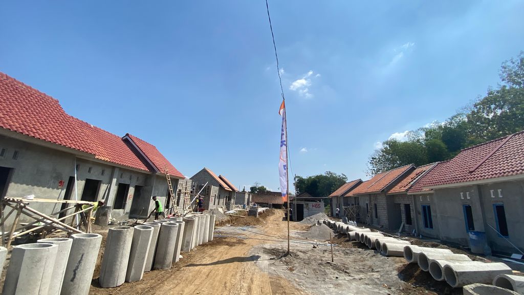 foto posisi tengah perumahan GRIYA PANDEYAN KENCANA TAHAP 3