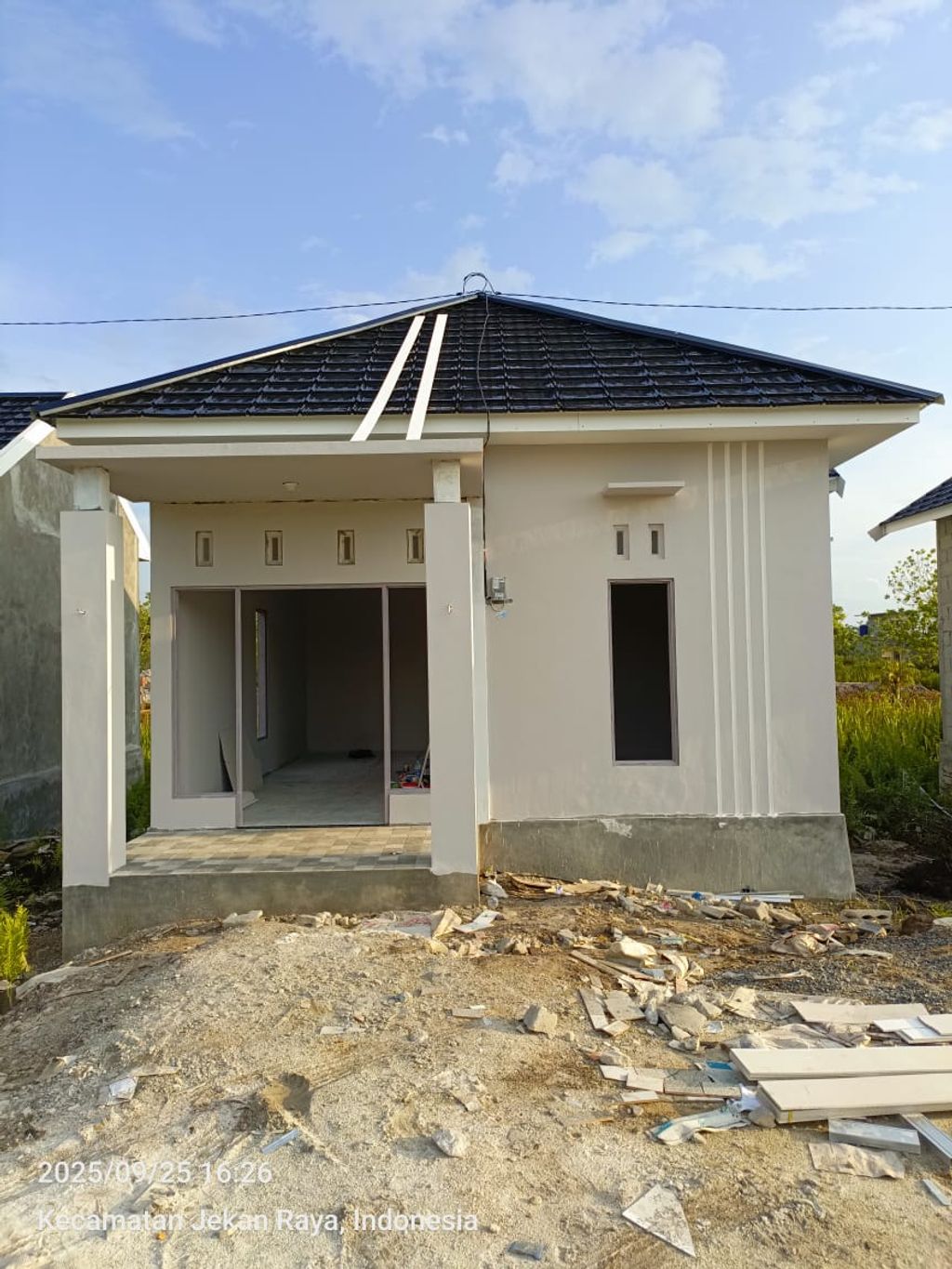 foto tampak rumah tipe 40 K Kalibata7 perumahan griya amanah kalibata