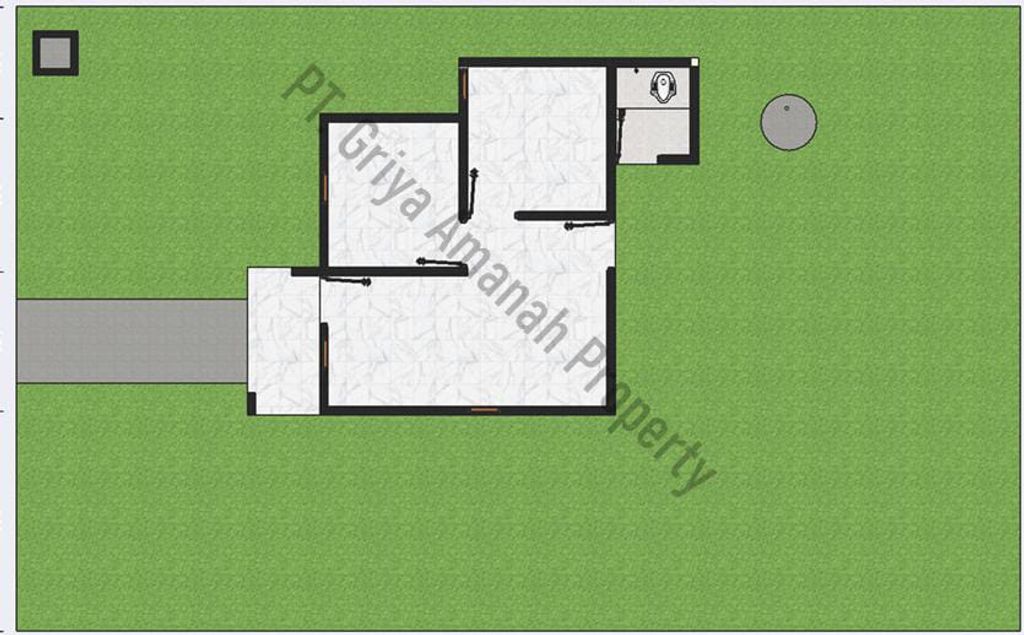 foto denah rumah tipe 40 K Kalibata7 perumahan griya amanah kalibata