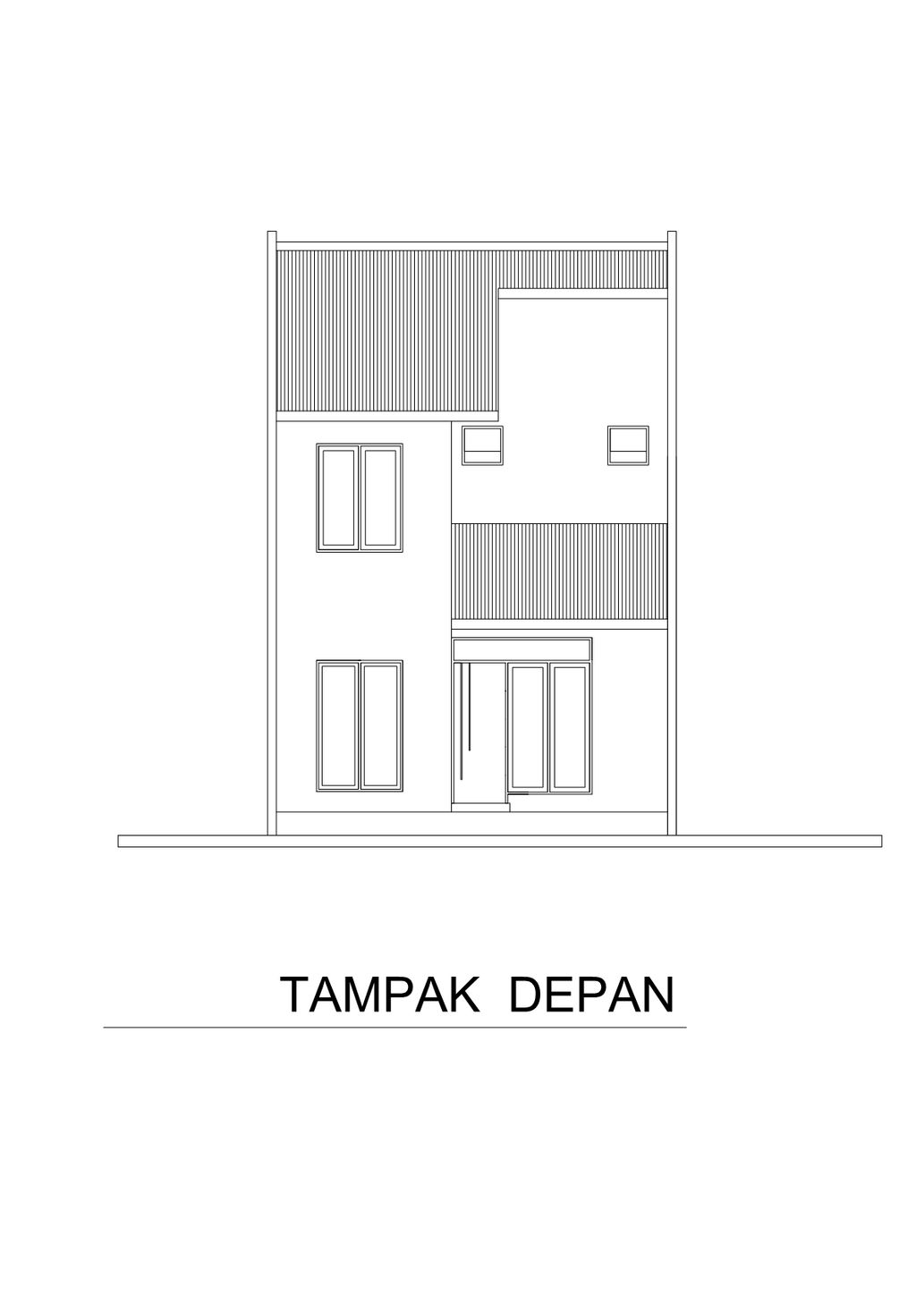 foto tampak rumah tipe 92/126 perumahan Pakuan Hill