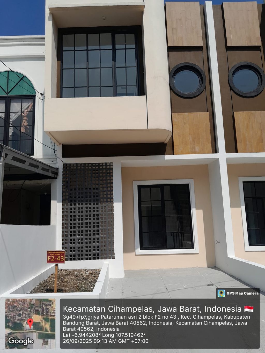 foto tampak rumah tipe 38 Compact High Ceiling (2KT) (315) perumahan Griya Pataruman Asri 3