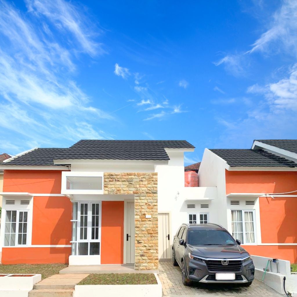 foto tampak rumah tipe 45 perumahan Perumahan Bukit Enim Lestari