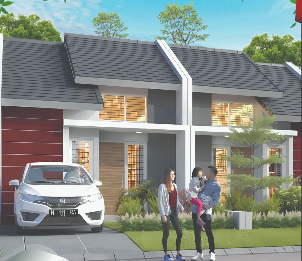 foto tampak rumah tipe Entice_Komersil perumahan PESONA PARK RESIDENCE 2