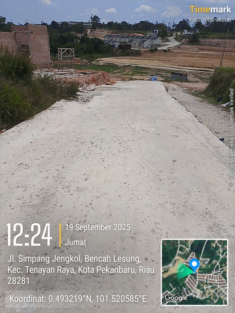 foto posisi tengah perumahan Harmoni Park 2