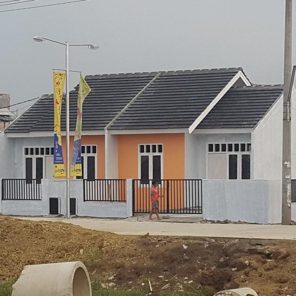 foto tampak rumah tipe 27/72 (Subsidi 2025) perumahan Bumi Nagara Lestari 2