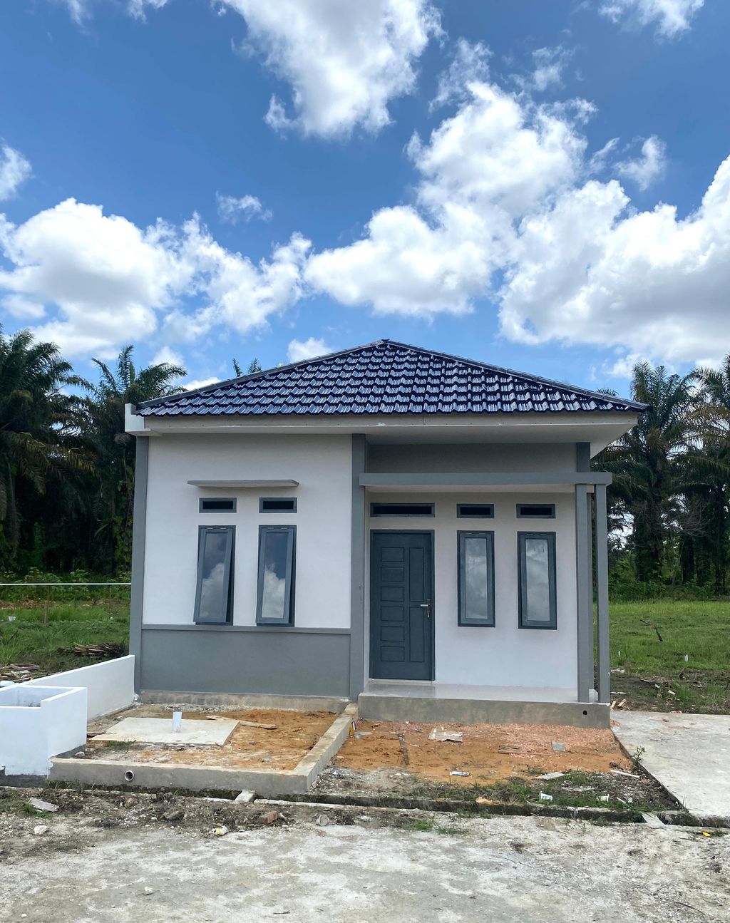 foto tampak rumah tipe RSH perumahan PONDOK DAHLIA INDAH TAHAP II