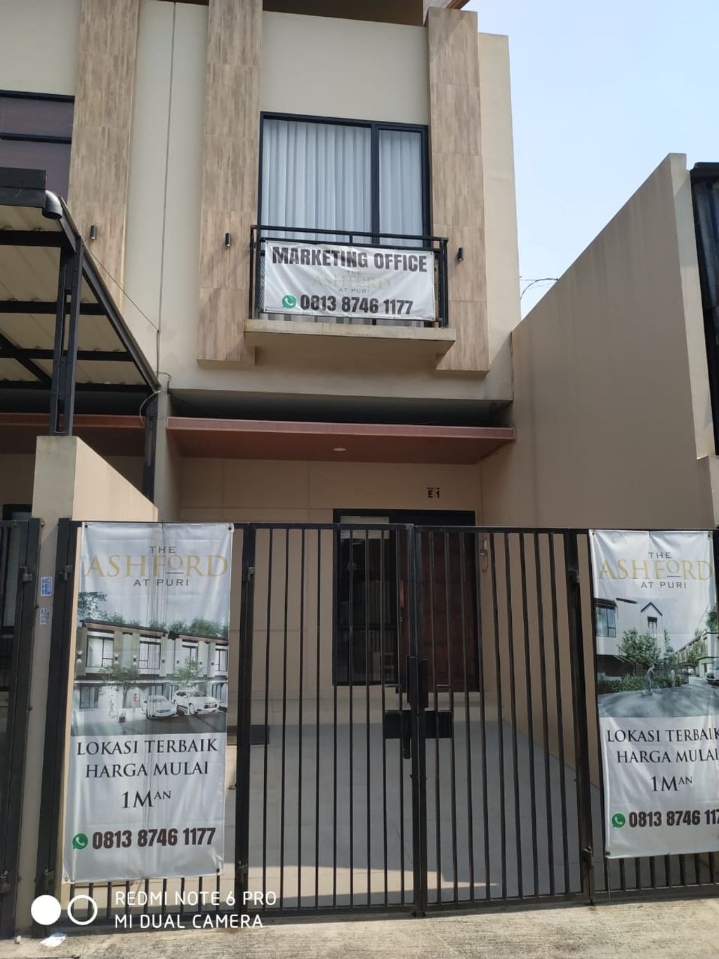 foto tampak rumah tipe 98/65 perumahan Klingkit Raya Residence