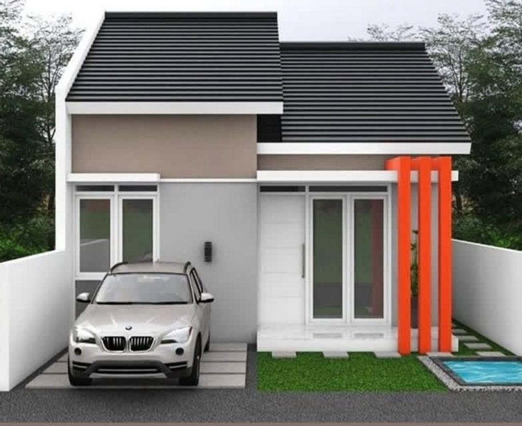 foto tampak rumah tipe 36 perumahan GRIYA NUSANTARA