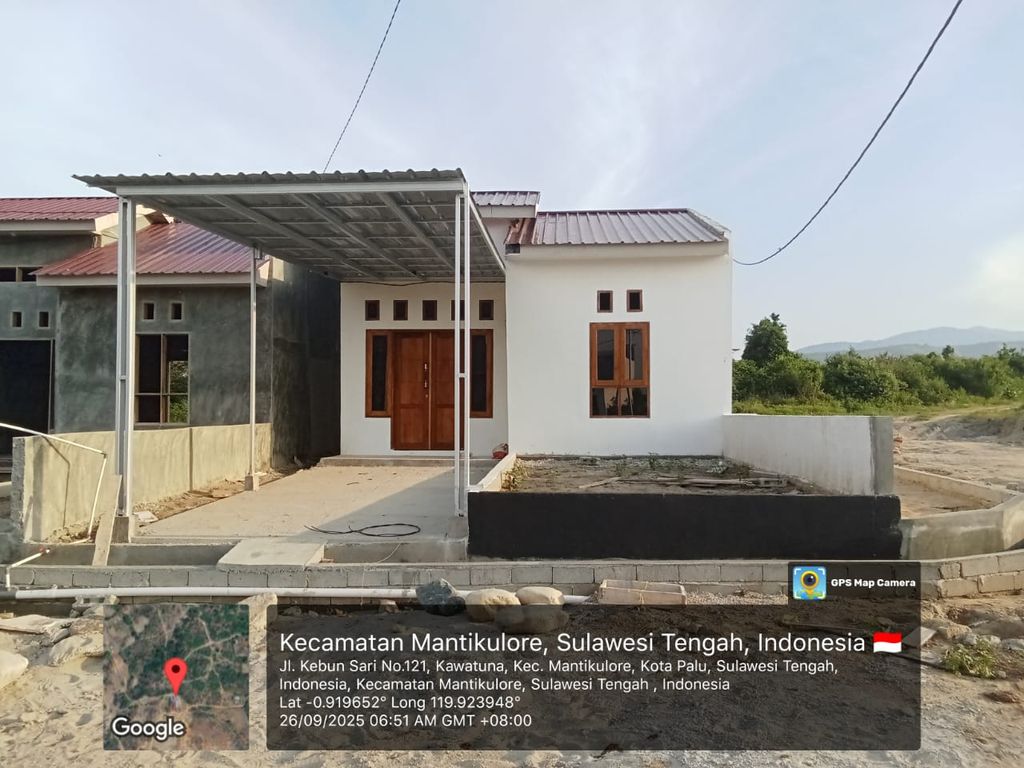 foto tampak rumah tipe 36 perumahan PERUMAHAN MUTIARA RESIDENCE I MANGGE KAWATUNA