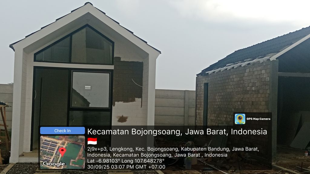 foto contoh rumah perumahan Podomoro Park Bandung (KH-SADYAGRIYA)
