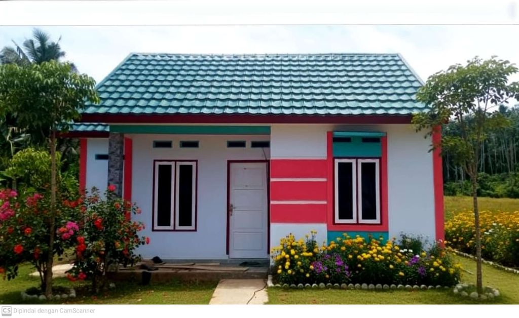 foto tampak rumah tipe 36/120 perumahan BENTENG PENDAWA RESIDEN