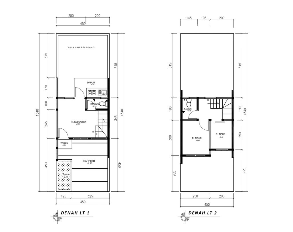 foto denah rumah tipe 38 Compact High Ceiling (2KT) (399) perumahan Seroja Home Residence 4
