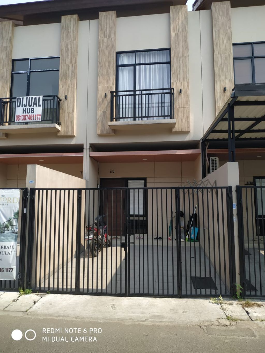 foto tampak rumah tipe 98/63 perumahan Klingkit Raya Residence