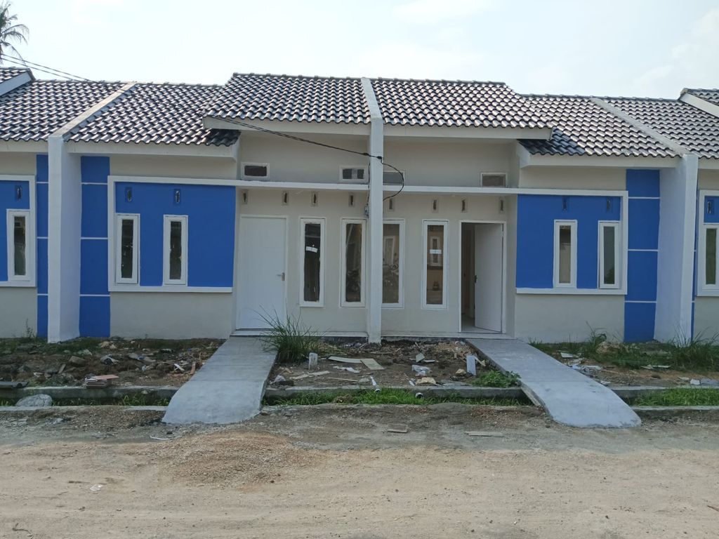 foto tampak rumah tipe SUBSIDI 30/62 perumahan FONTANA LAKE