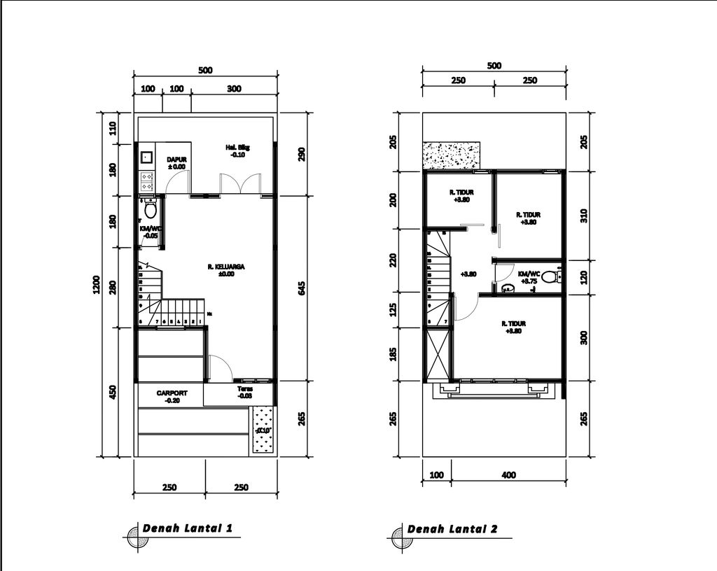 foto denah rumah tipe 63 New Compact HC Classic (3KT) (704) perumahan G-Land Arcadia Buahbatu