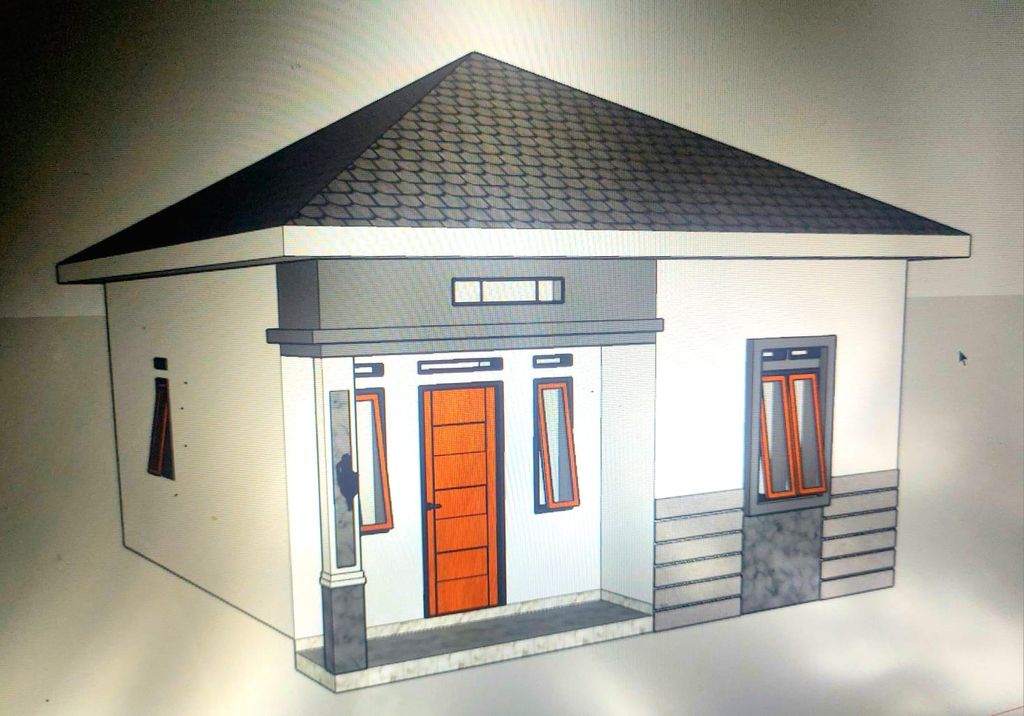 foto tampak rumah tipe 36 perumahan ANTASARI MANDIRI 3 TAHAP 2